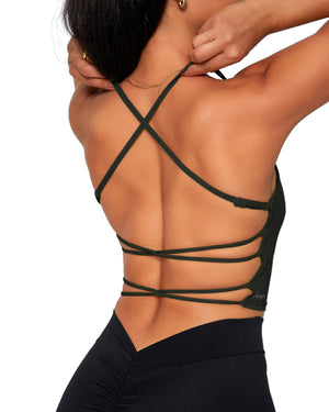 Danysu Longline CrissCross Backless Sports Bra