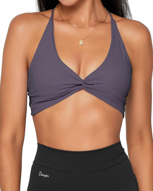 Danysu Twirl Front Backless Sports Bra