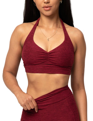 Danysu Adjustable Halter Sports Bra Butter Soft
