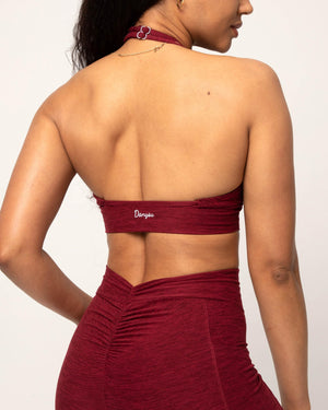 Danysu Adjustable Halter Sports Bra Butter Soft