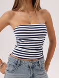 Patterns Strapless Tube Top