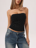 Patterns Strapless Tube Top