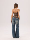 Patterns Strapless Tube Top