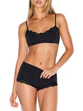 Lace Bralette & Boyshorts Lingerie Set