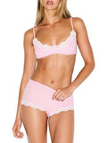 Lace Bralette & Boyshorts Lingerie Set