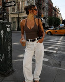 Adjustable Halter Cami Tank Top