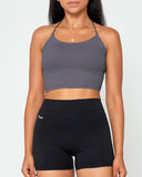 Danysu Longline Halter Backless Sports Bra