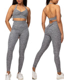 Danysu V-Back Scrunch Butt Leggings Naked Feel