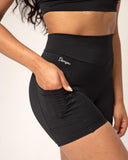 Danysu V-Back Biker Shorts with Pockets