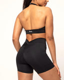 Danysu V-Back Biker Shorts with Pockets