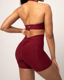 Danysu V-Back Biker Shorts with Pockets
