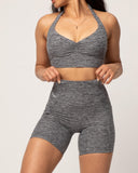 Danysu V-Back Biker Shorts with Pockets