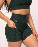 Danysu V-Back Biker Shorts with Pockets