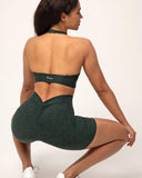 Danysu V-Back Biker Shorts with Pockets