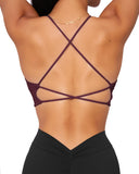 Danysu Twirl Front Backless Sports Bra