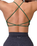 Danysu Twirl Front Backless Sports Bra