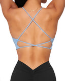 Danysu Twirl Front Backless Sports Bra