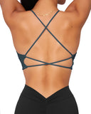 Danysu Twirl Front Backless Sports Bra