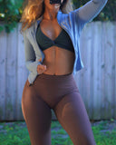 Danysu Twirl Front Backless Sports Bra