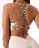 Danysu Twirl Front Backless Sports Bra