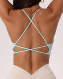 Danysu Twirl Front Backless Sports Bra