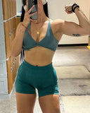 Danysu Twirl Front Backless Sports Bra