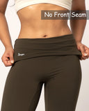 Danysu Fold Over Flared Leggings