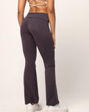 Danysu Fold Over Flared Leggings