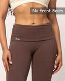 Danysu Fold Over Flared Leggings