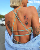 Danysu Pyramid Backless Sports Bra
