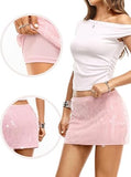 Mini Skort for Women Sexy Skirt - Sequin