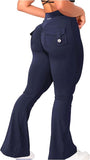Danysu Flared Cargo Leggings with Pockets