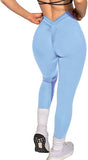 V-Back Scrunch Butt Leggings Naked Feel