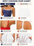 Padded Tank Tops for Women Spaghetti Strap Double Lined Camisole Top