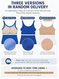 Women's Tank Tops Ribbed Fitted Cropped Camisoles with Built in Bras