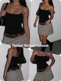 Padded Tank Tops for Women Spaghetti Strap Double Lined Camisole Top