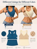 Tank Tops for Women Racerback Ribbed Sleeveless Shirts