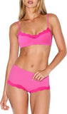 Lace Lingerie Sets Bralette Boyshorts Panties PJ Set