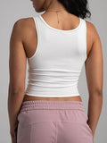 Square Neck Tank Top - Tropical Brilliance