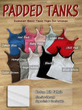 Women's Tank Tops Ribbed Fitted Cropped Camisoles with Built in Bras