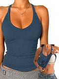 V Neck Tank Tops - Deep & Classic