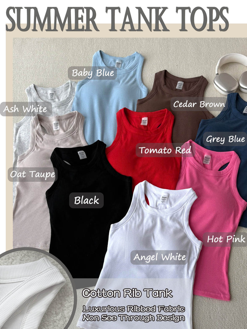 Basic Racerback Tank Tops