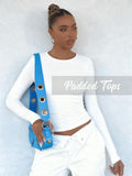 High Round Neck Long Sleeve Top