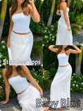 Strapless Bandeau Crop Tube Top