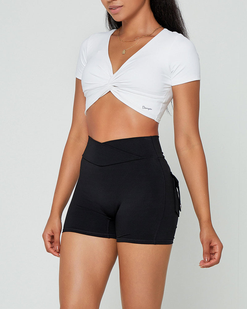Cargo Workout Shorts with Pockets