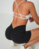 Danysu V-Back Scrunch Butt Shorts Naked Feel