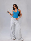 V Neck Cotton Tank Tops with Built-in Shelf Bra - Bright & Fresh