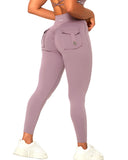 Danysu Cargo Workout Leggings with Pockets