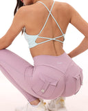 Danysu Cargo Workout Leggings with Pockets