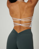 Danysu V-Back Scrunch Butt Leggings Naked Feel